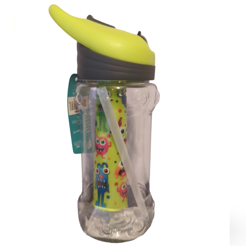 COOL GEAR 14oz Bottle with Freezer Stick Kids Green